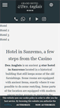 Mobile Screenshot of hoteldesanglais.com